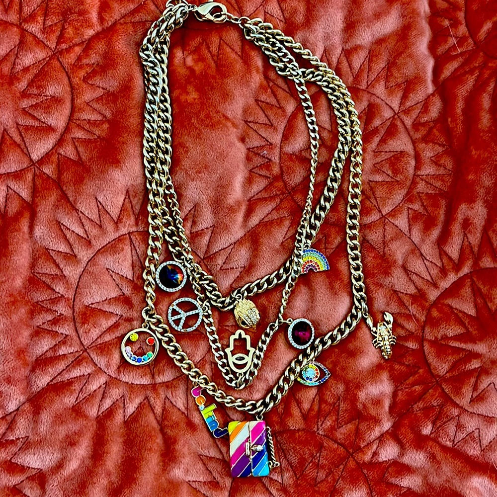 Super cute layered Kurt Geiger Necklace! 💕 🌈